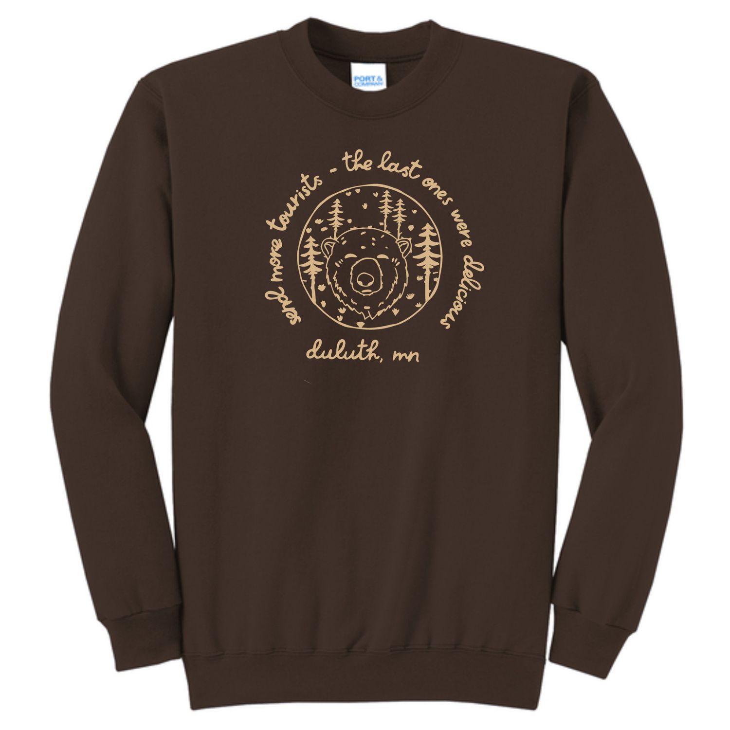 Duluth Send More Tourists Bear Long Sleeve