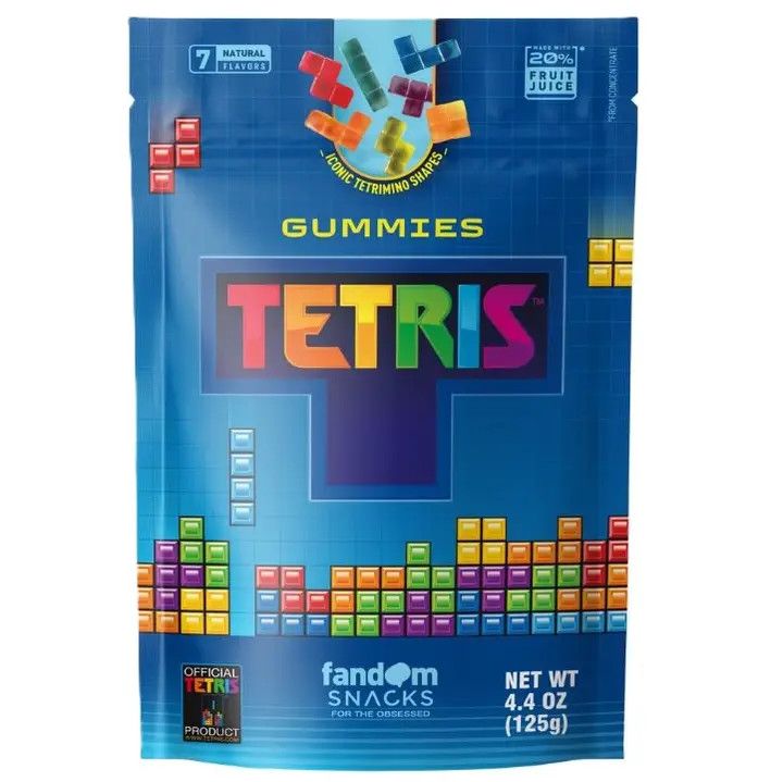 Fandom Snacks Tetris Iconic Shaped Gummies 4.4oz