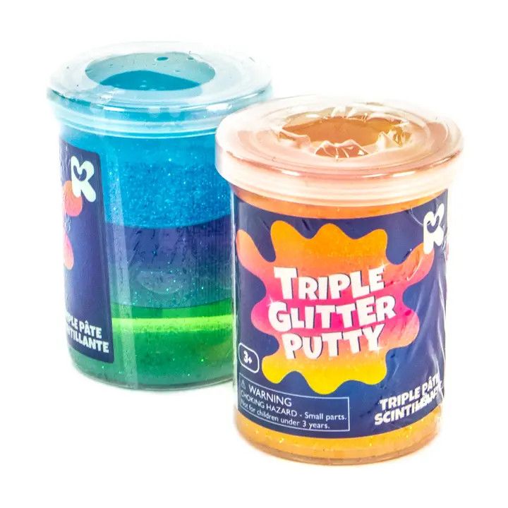 Keycraft Triple Glitter Putty