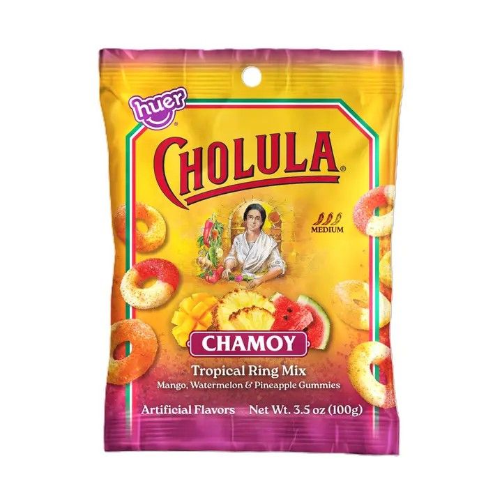 Cholula Chamoy Tropical Gummy Ring Mix, 3.5oz