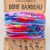 Full Boho Bandeau® Headband - Neon Floral
