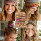 Full Boho Bandeau® Headband - Garden Waves
