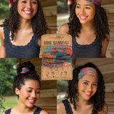 Full Boho Bandeau® Headband - Multi Patchwork