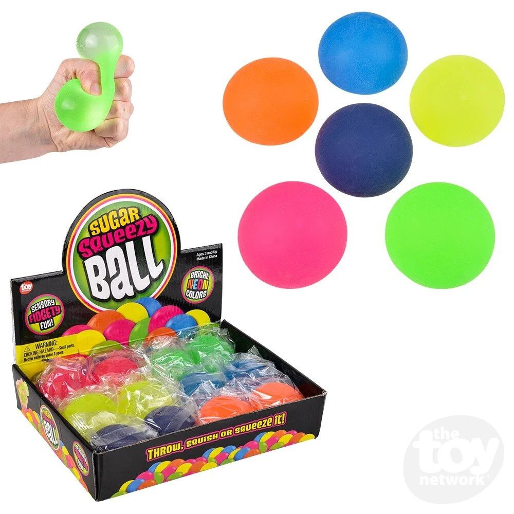 2.4" SQUEEZY SUGAR BALL | TOY NETWORK