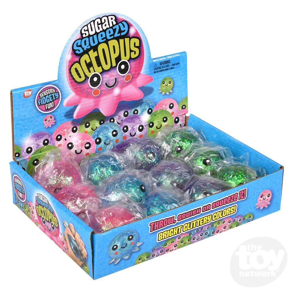 2.5" SQUEEZY SUGAR OCTOPUS | TOY NETWORK