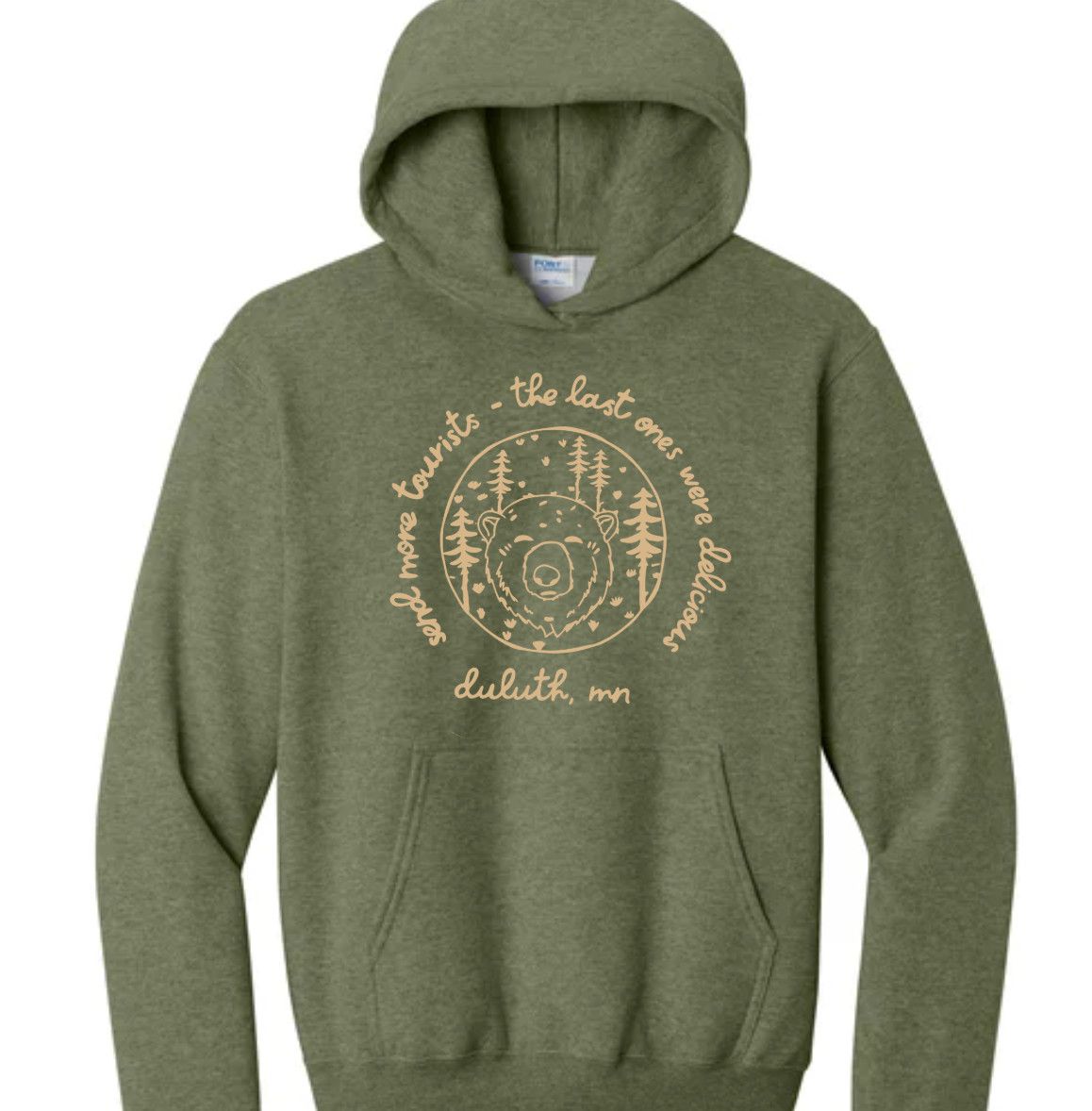 Youth - Send More Tourists Bear Hoodie