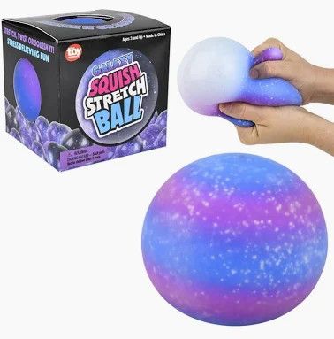 2.5" Squish And Stretch Galaxy Gummy Ball | Toy Network