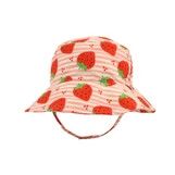 Baby/Toddler Printed Bucket Sun Hat - Strawberry - 12-24m