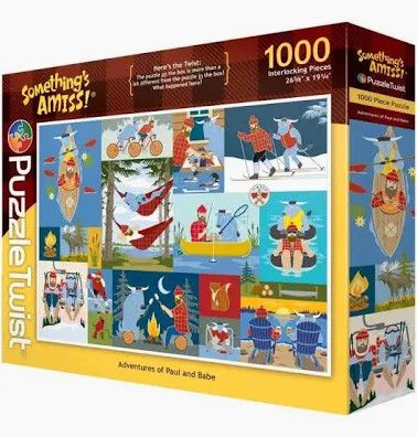 Adventures of Paul and Babe - 1,000 Piece Puzzle