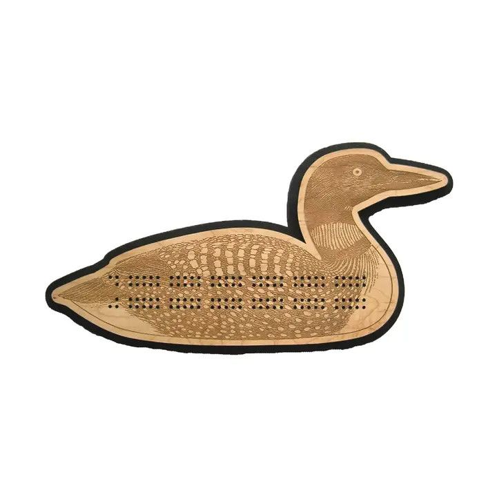 Loon 2 Track Cribbage Board