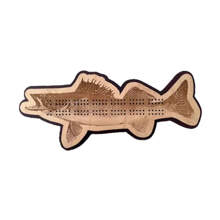 Walleye 2 Track Cribbage Board