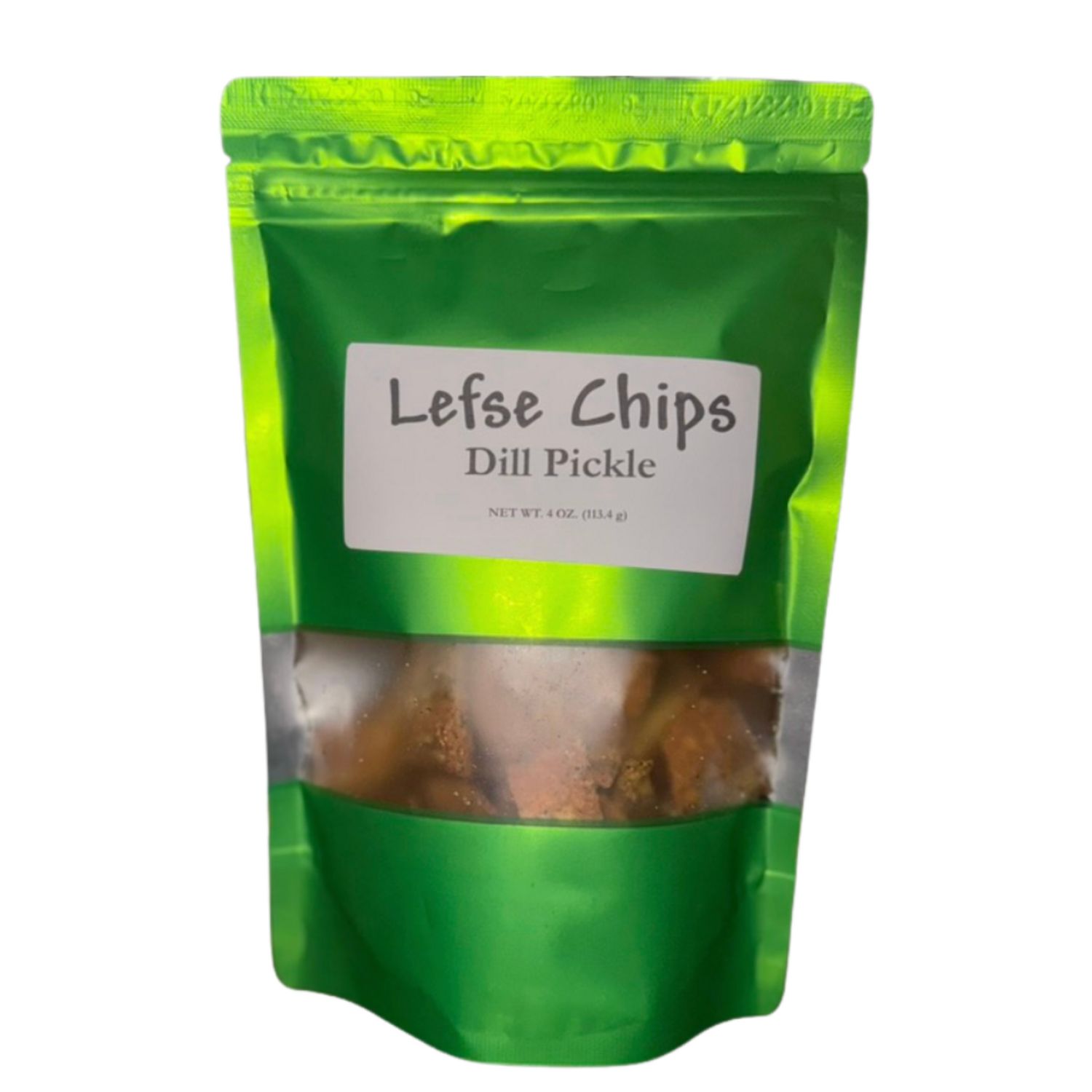 Dill Pickle Lefse Chips 4oz | Tiger Trail