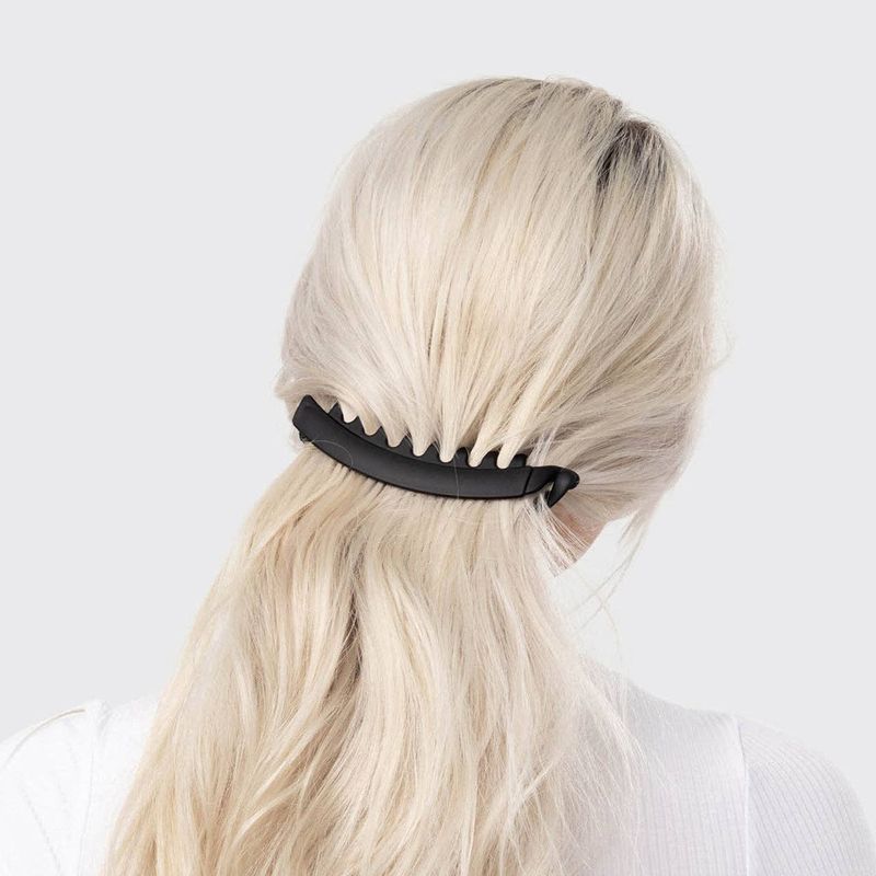 Banana Clip 2pc- Black &amp; Tort