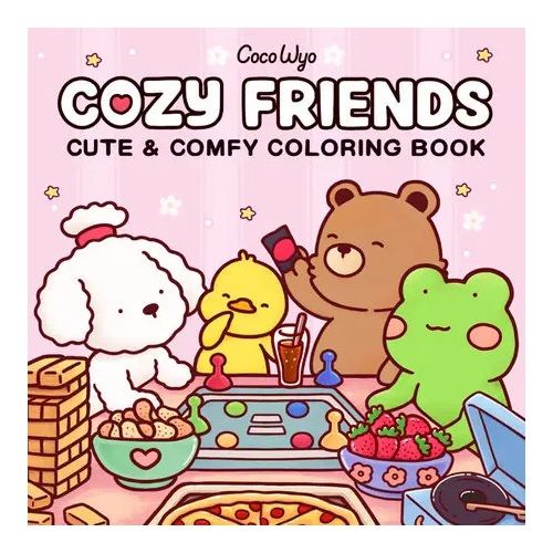 Cozy Friends Coloring Book For Adults And Kids