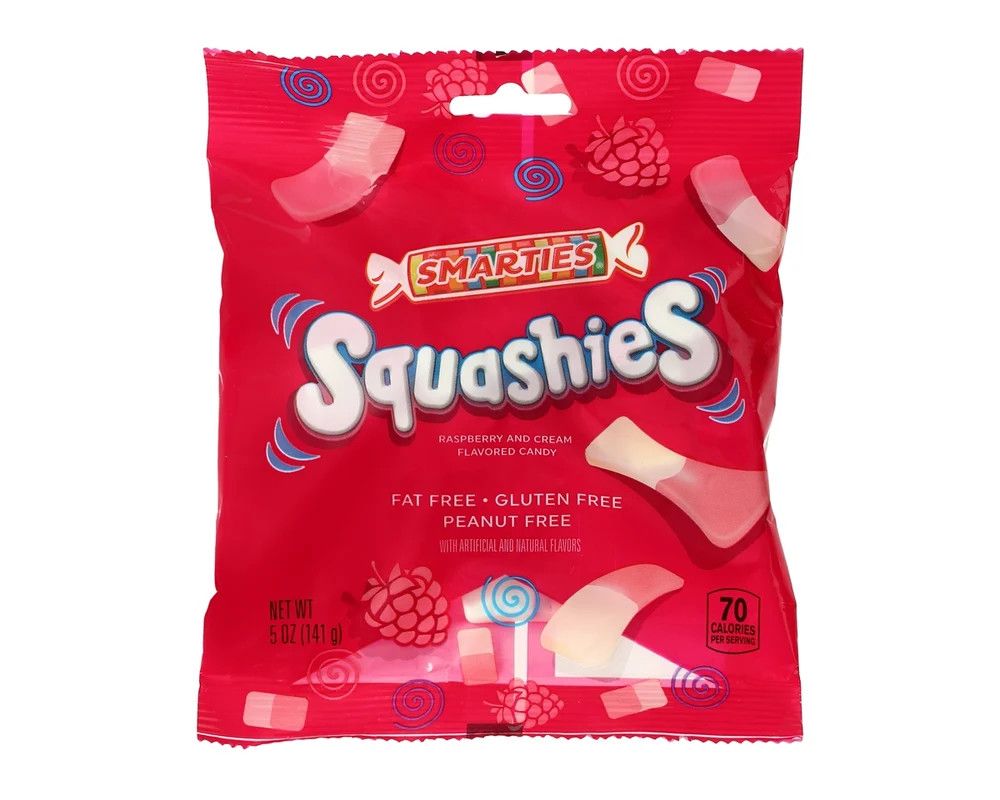 Smarties Squashies Raspberry, 5 oz