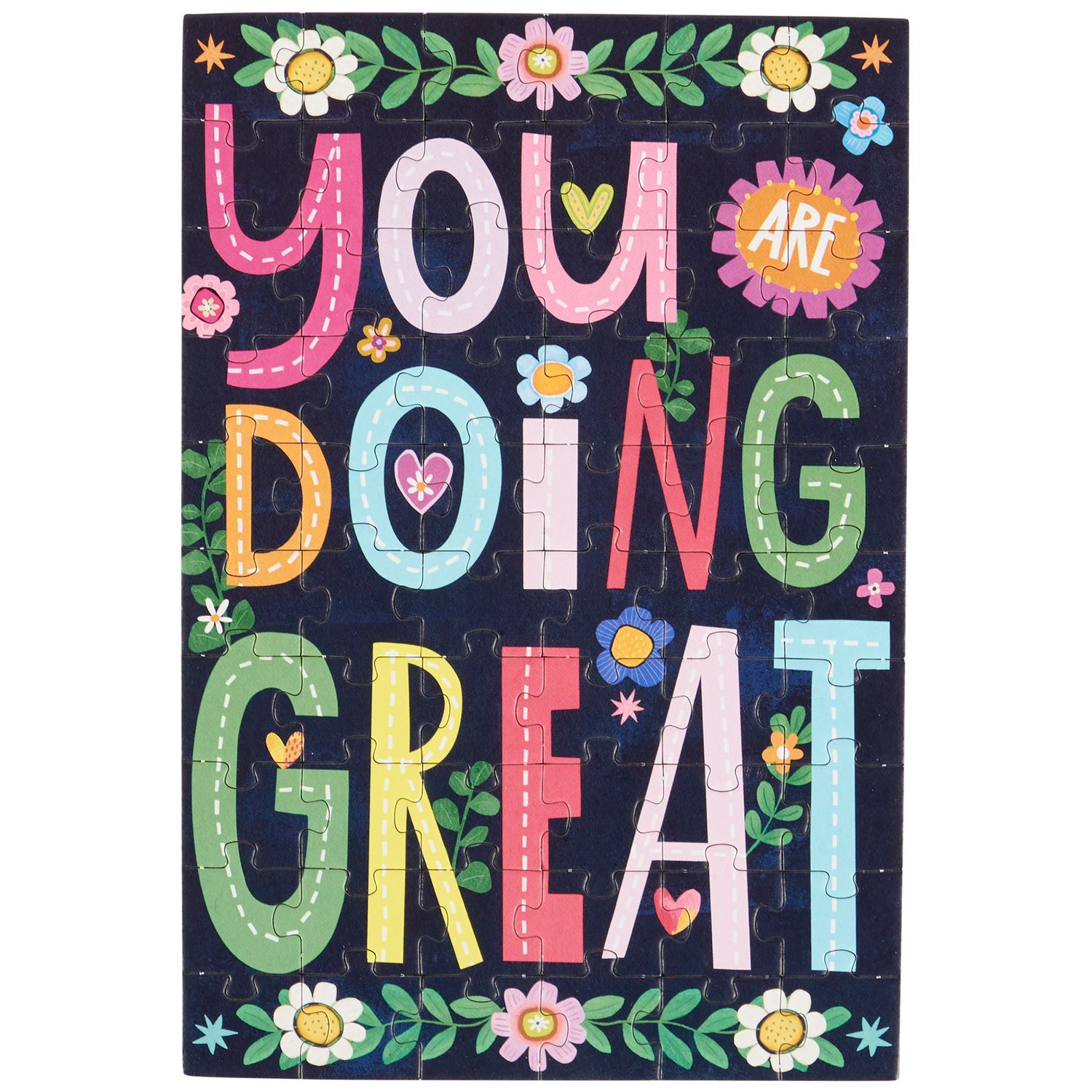 You're Doing Great Puzzle Card | Primitives by Kathy