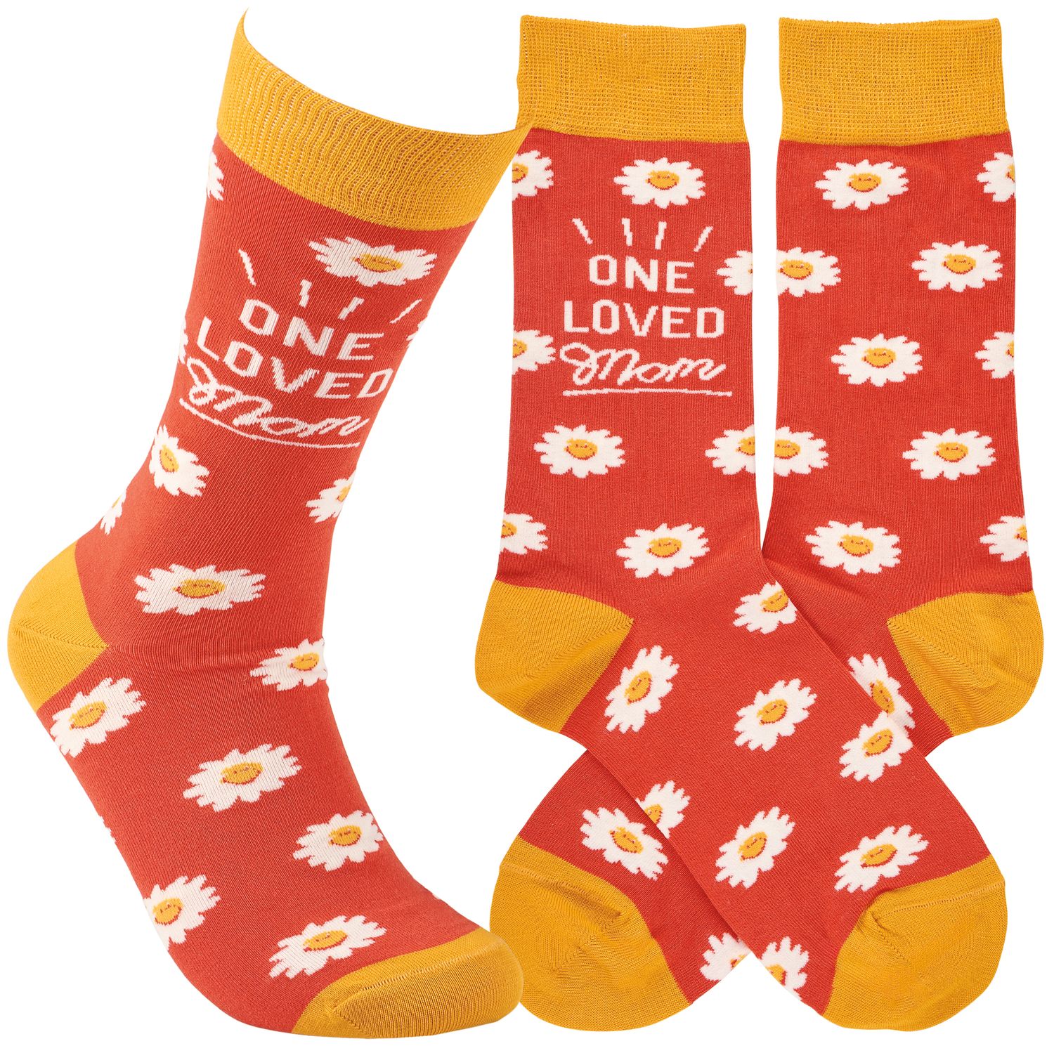 Primitives by Kathy One Loved Mom Socks | Primitives by Kathy