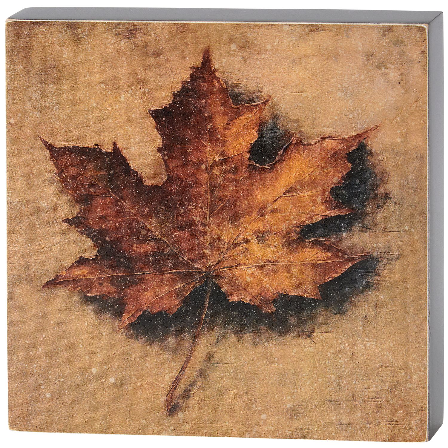 Maple Leaf Block Sign | Primitives by Kathy