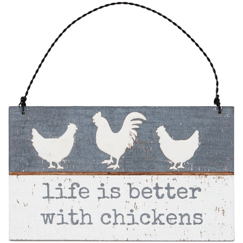 Better with Chickens Slat Ornament | Primitives by Kathy