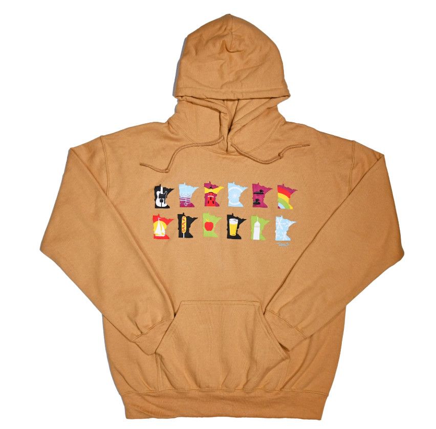 MN Months Old Gold Hoodie 