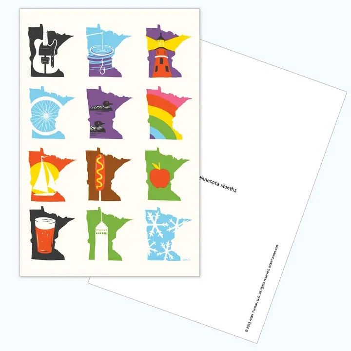 Postcards - MN Months