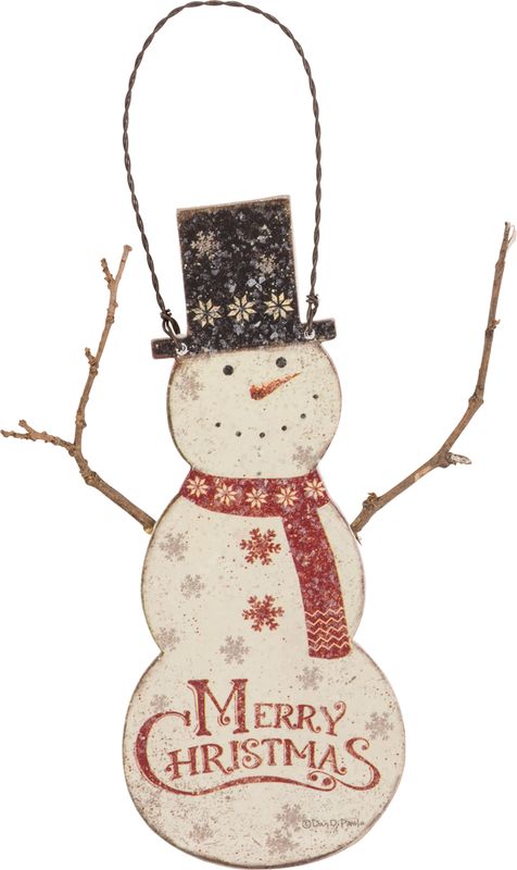 Merry Christmas Ornament | Primitives by Kathy