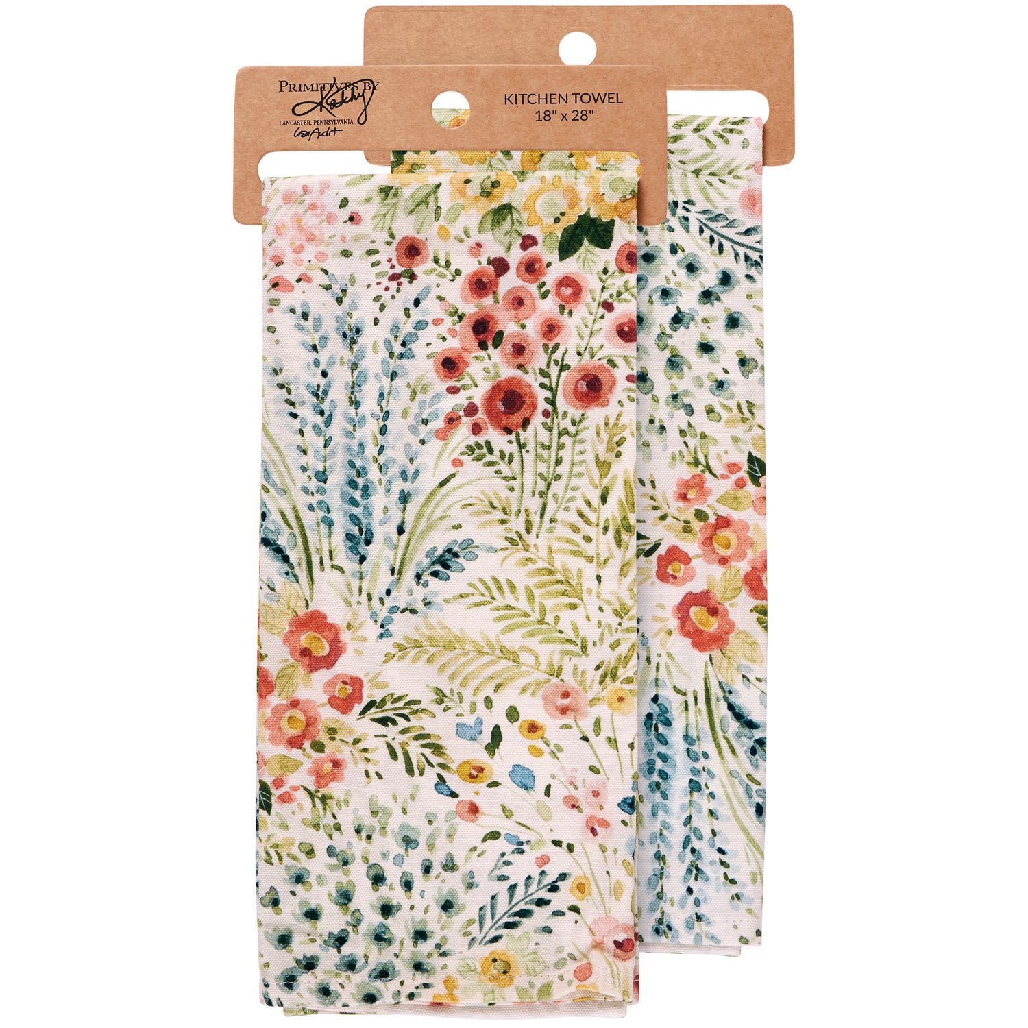 Mixed Floral Towel | Primitives by Kathy