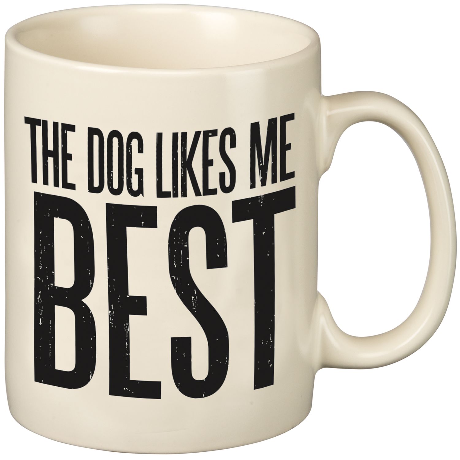Dog Likes Me Mug | Primitives by Kathy