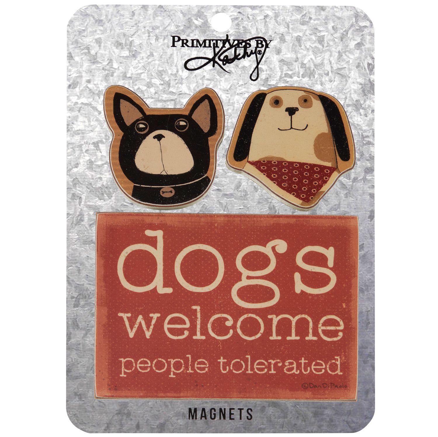 Dogs Welcome Magnet Set | Primitives by Kathy