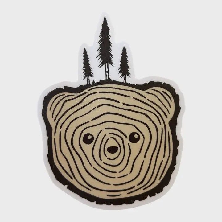 Bear Forest Sticker