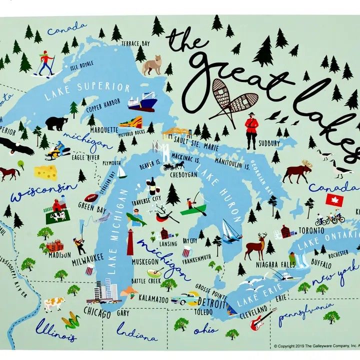 Great Lakes Print