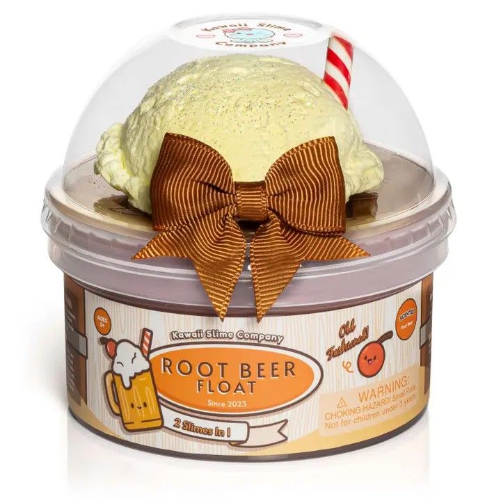 Root Beer Float 2 Slimes In 1 Signature Dome™ Slime