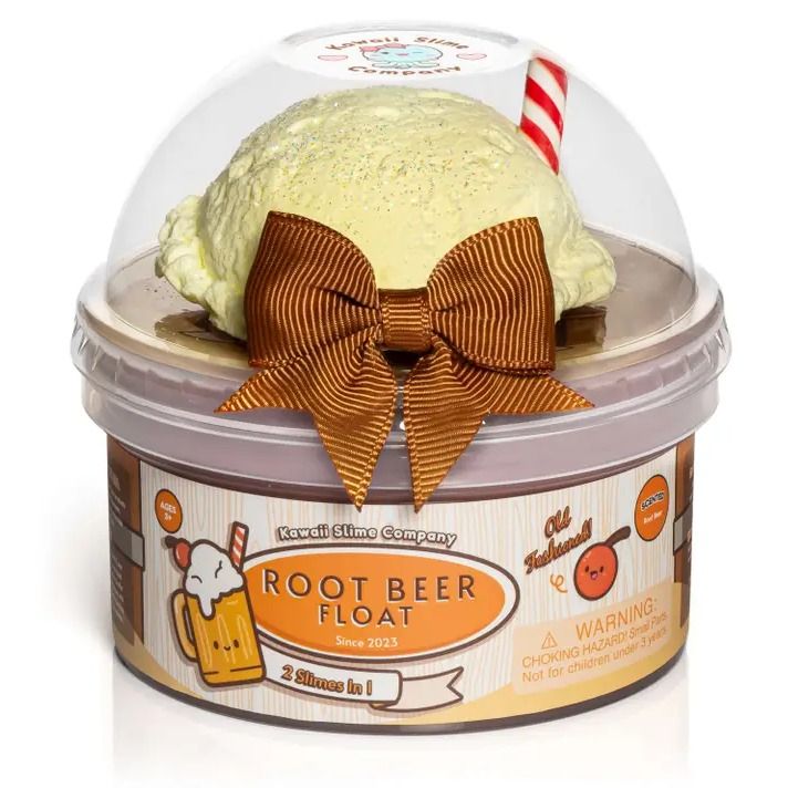 Root Beer Float 2 Slimes In 1 Signature Dome™ Slime