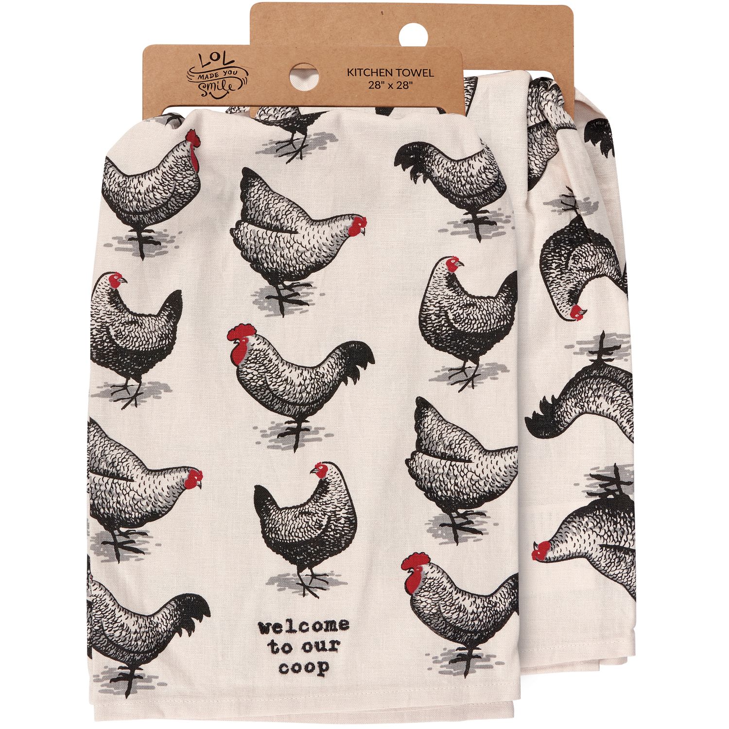 Love of Chickens Kitchen Towel | Primitives by Kathy