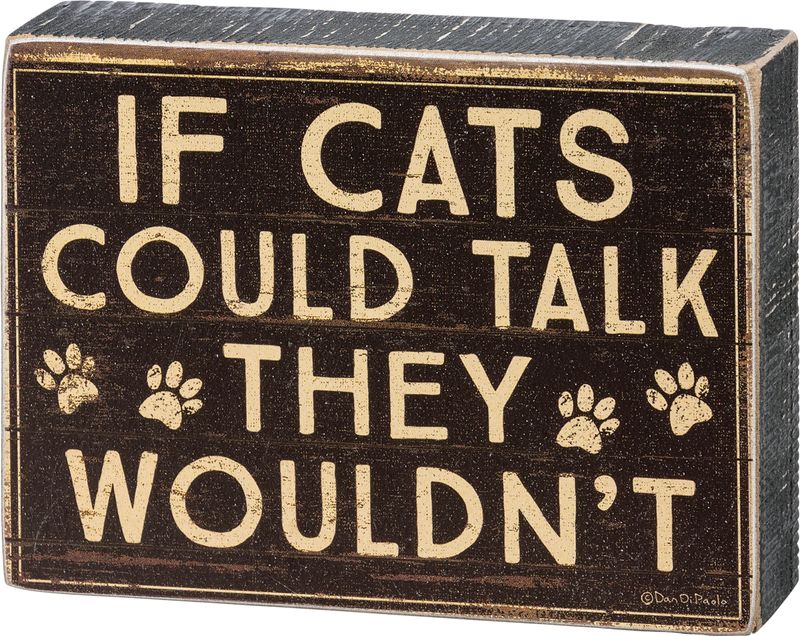Zoo Cats Sign | Primitives by Kathy
