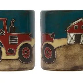 Mara Stoneware Farm Scene Mug