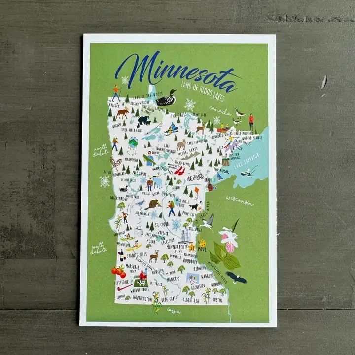 Minnesota Note Card w/Envelope