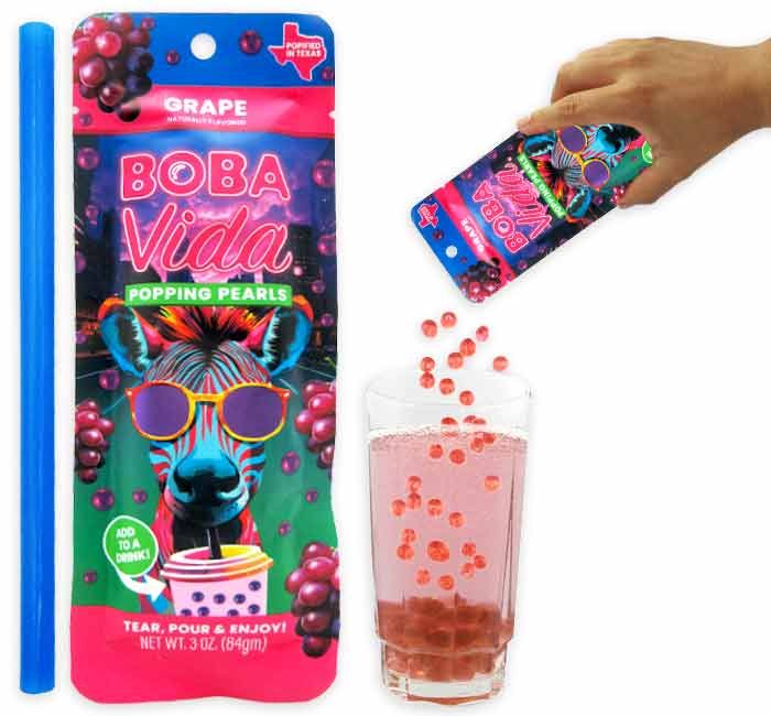 Popping Boba Single Serve - Grape