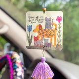 Car Air Freshener - Best Friends Have Tails