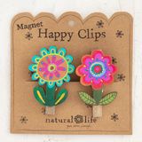 Magnet Happy Clips, Set of 2 - Flower
