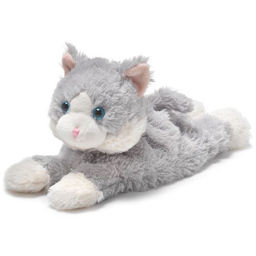 Laying Down Gray Cat - Lavender Scented Weighted Plushie