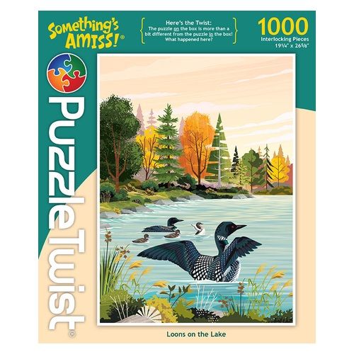 Loons on the Lake: 1,000 Piece Puzzle
