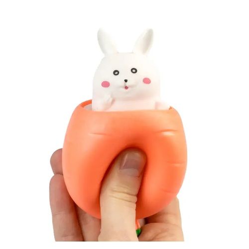 Peek A Boo Bunny in Carrot Sensory Toy