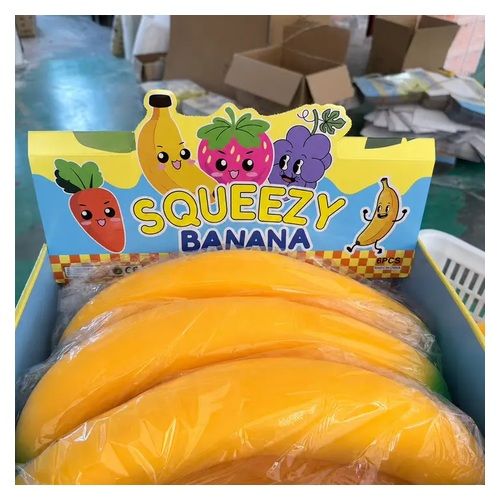Giant Banana Squishy - Jumbo Stress Toy
