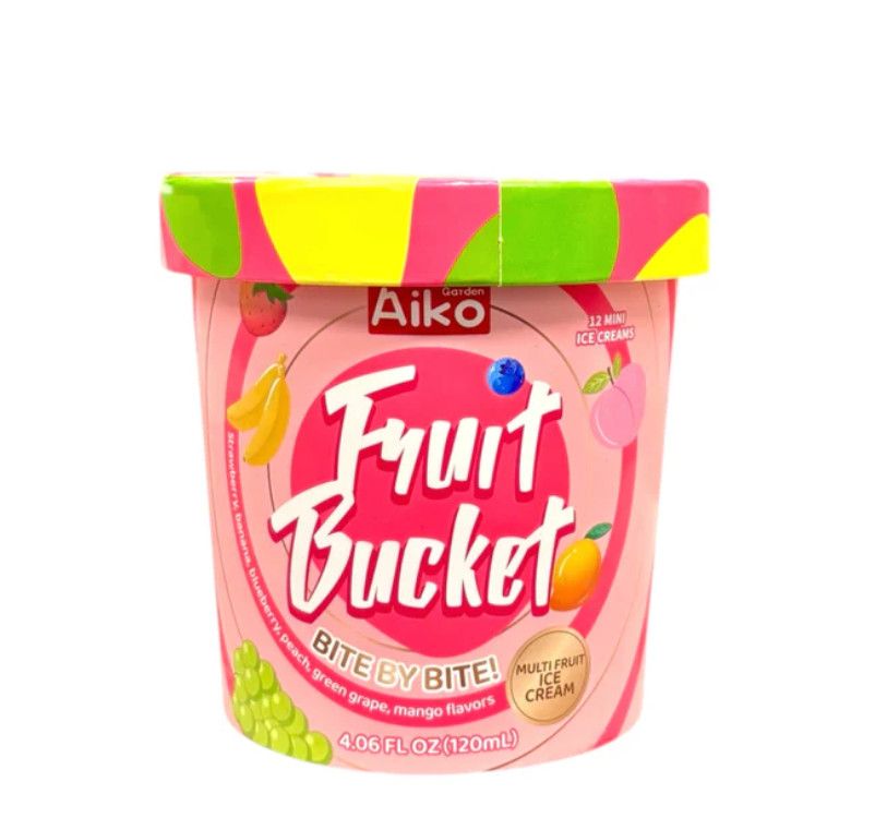 Viral Aiko Fruit Bucket Multi Fruit Ice Cream 4.06 fl oz
