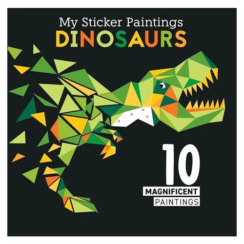My Sticker Paintings: Dinosaurs - Children's Activity Book
