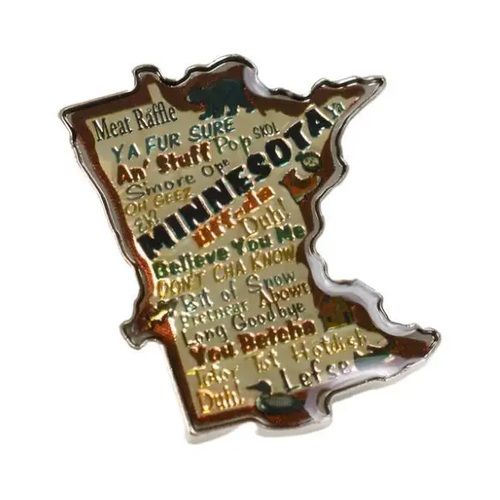 Minnesota Scroll Art Magnet