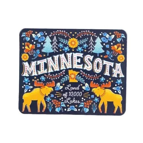 Minnesota Folksy Scene Key Chain