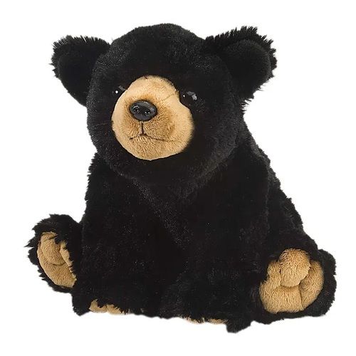 CK Black Bear Stuffed Animal 12"