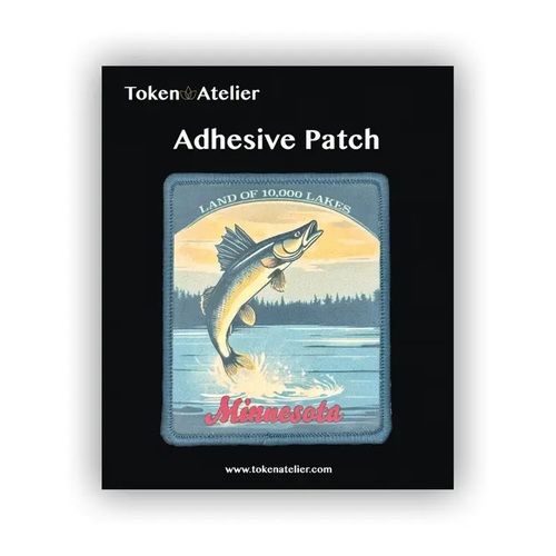 Minnesota Fish Adhesive Sublimation Patch